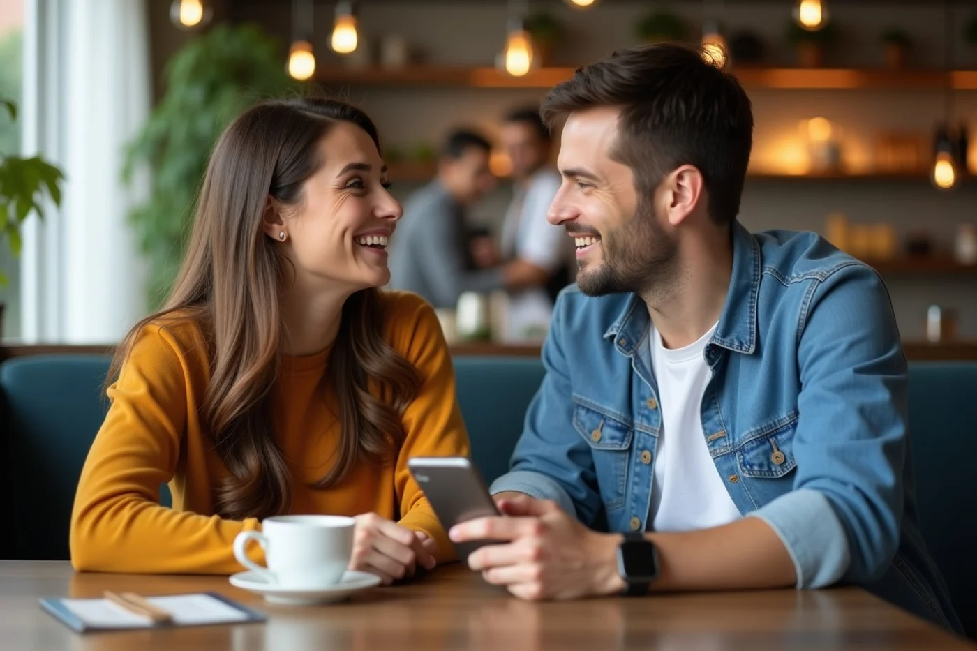 How to Ask a Dating App Match on a First Date - editorial photograph
