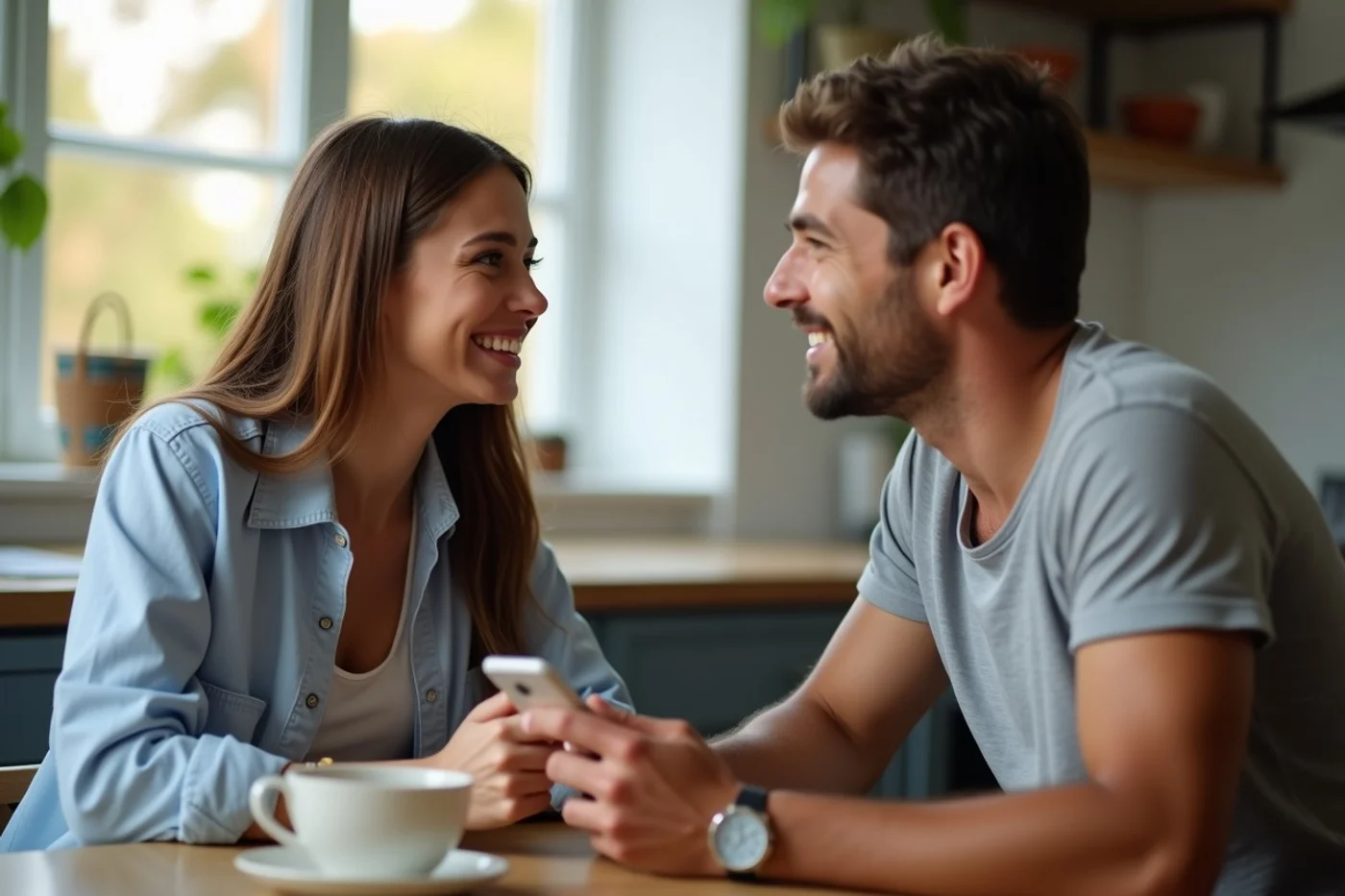 How to Keep a Dating App Conversation Going in California - editorial photograph