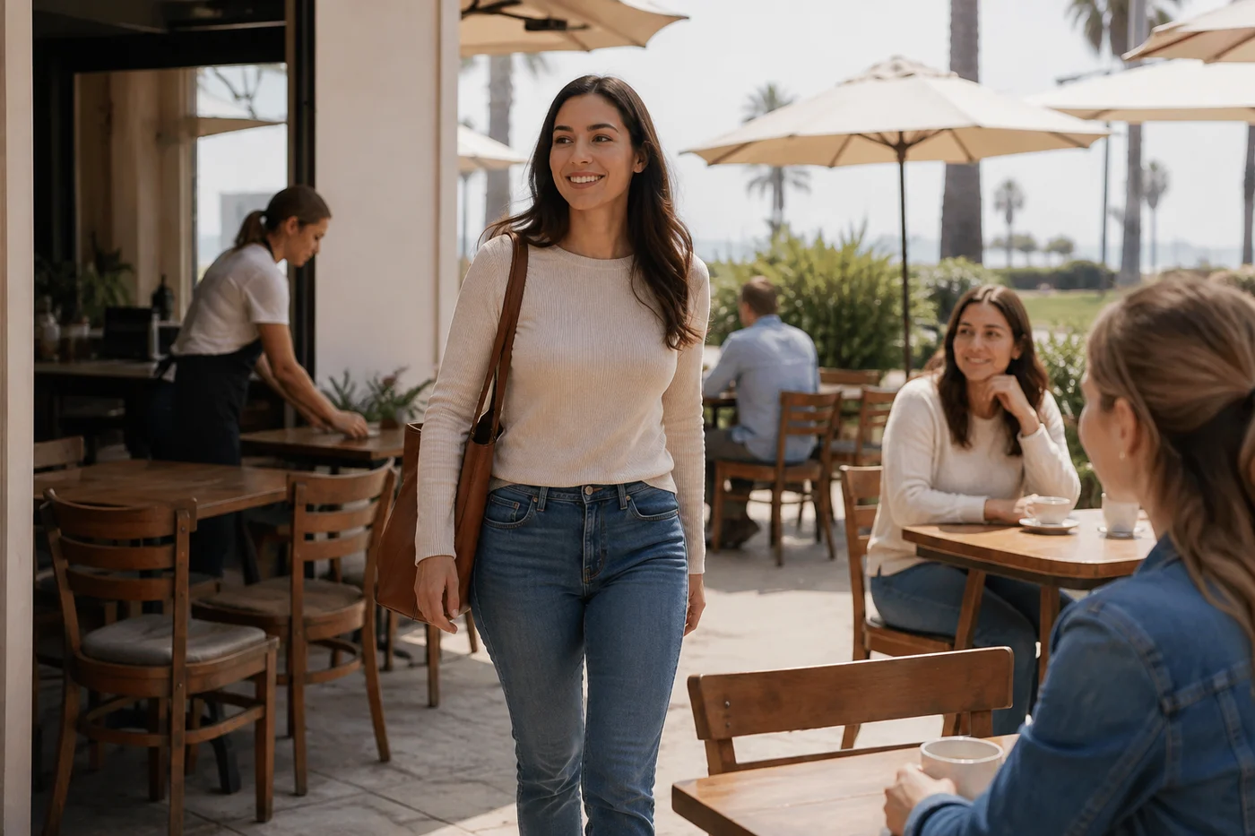 Safe Online Dating in San Diego: Planning a Safer First Meeting - editorial photograph