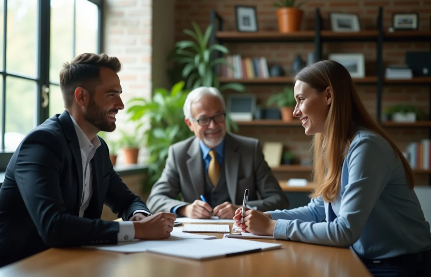 Present a professional life that still leaves room for connection - supporting editorial photograph